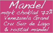 Mörk 72% Mandel